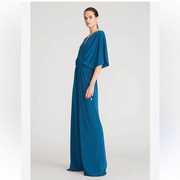 Elegant Blue Maxi jumper
